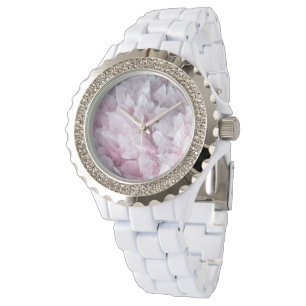 Montre Esprit corps en quartz rose Veille énergétique