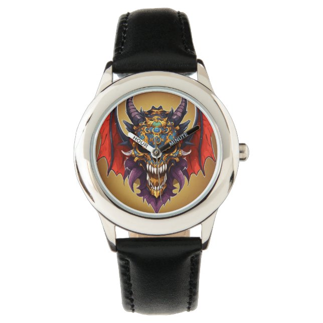 Montre "Eternal Elegance : The Dragon Guardian Timepiece" (devant)