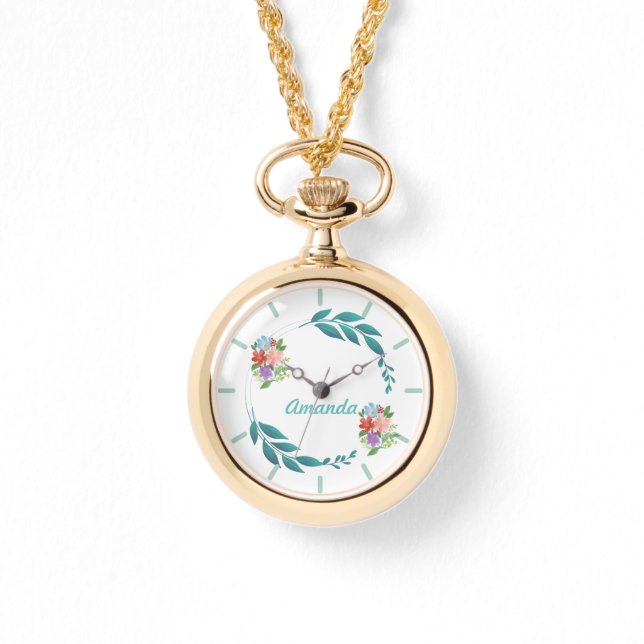 Montre Eternal Spring Colors & Flowers (Recto)