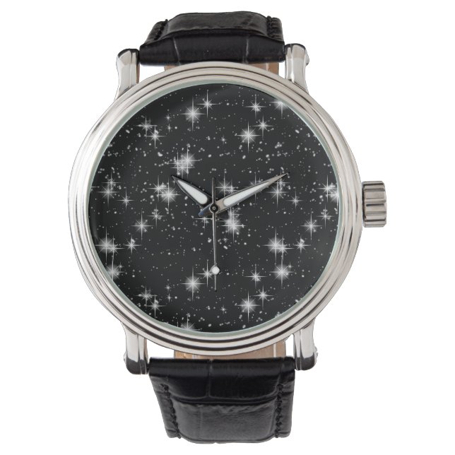 Montre Étoiles brillantes dans l'espace (devant)