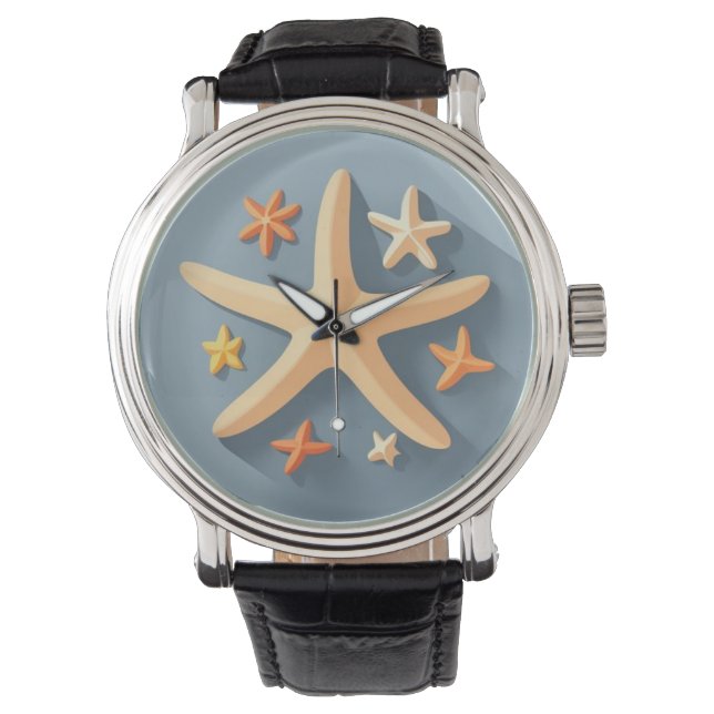 Montre Étoiles de mer et les petits (devant)
