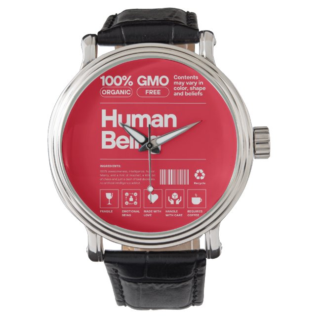 Montre être humain (devant)