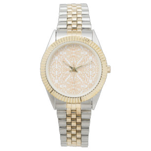 Montre Étui pour téléphone / iPad en damas or éruption so