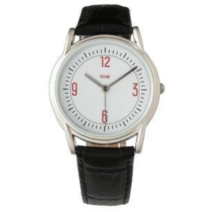 Montre Euro Moderne 1 Red Designer Watch