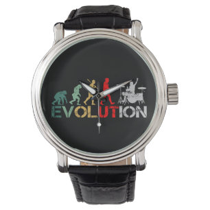 Montre Évolution du batteur Vintage