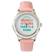 Montre eWatch Citation Positive Rétro