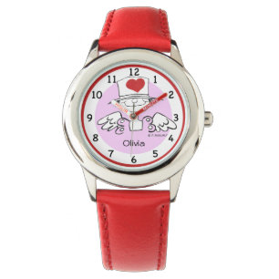 Montre eWatch Customisée Fée de Coeur Parties scintillant