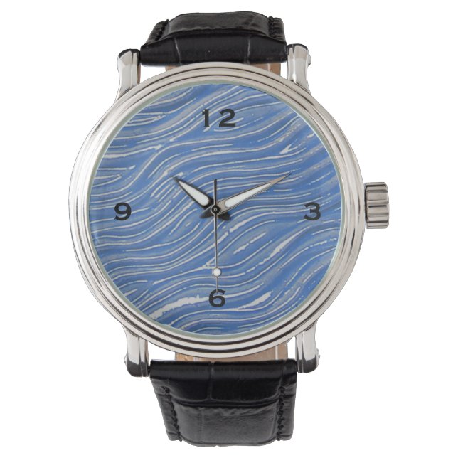 Montre eWatch Eau bleue pour les hommes (devant)