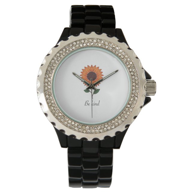 Montre eWatch féminine de « kindness bloom » (devant)