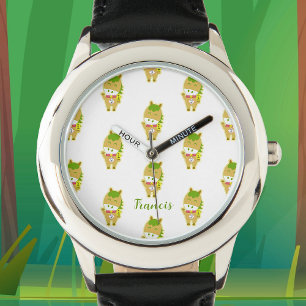 Montre eWatch personnalisée chanceuse et mignonne