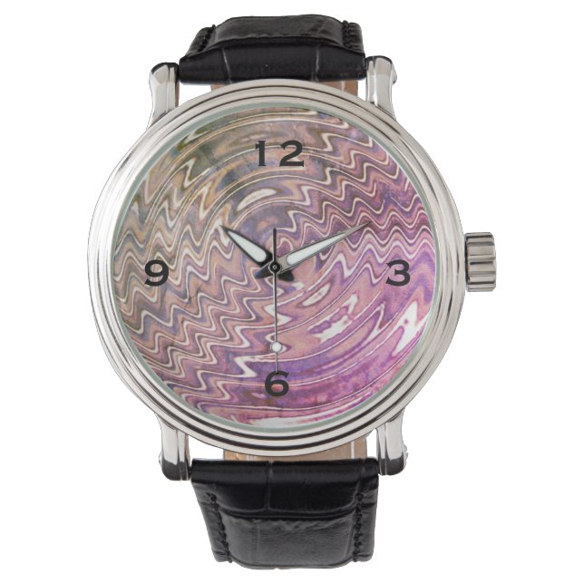 Montre eWatch psychédélique pour les hommes (devant)