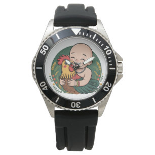 Montre eWatch Watch Chloe Bébé Embrasse Le Coq