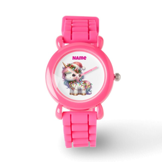 Montre eWatch Watch--Personalized Pink Festive Pocket  (Recto)