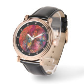 Montre EXCALIBUR, Imaginaire bleu pourpre rouge épée Magı (Angle)