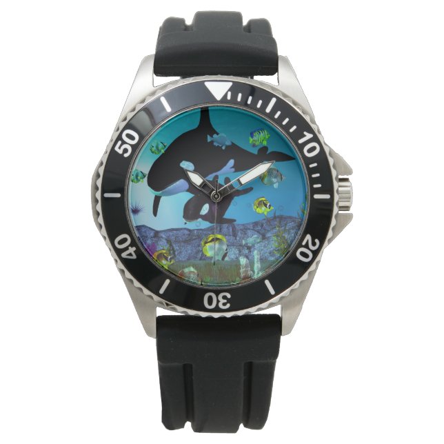 Montre Exploration 3D Aquarium ORCA (devant)