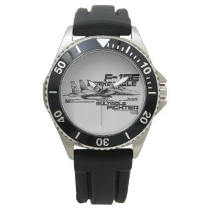 Montre F-15E Strike Eagle Crown Protector Black Rubber