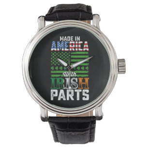 Montre Fabriqué en Amérique avec des pièces irlandaises S