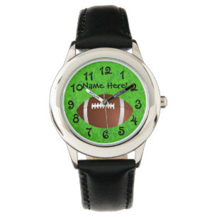 Montre Fac de junior de terrain de football