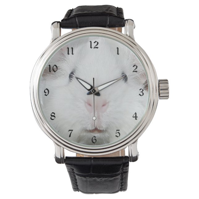 Montre Face blanche de cobaye (devant)