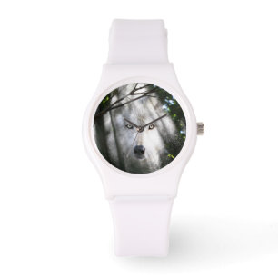 Montre Face de loup dans un rayon de soleil