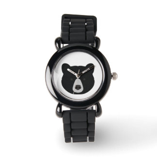 Montre Face de l'ours noir