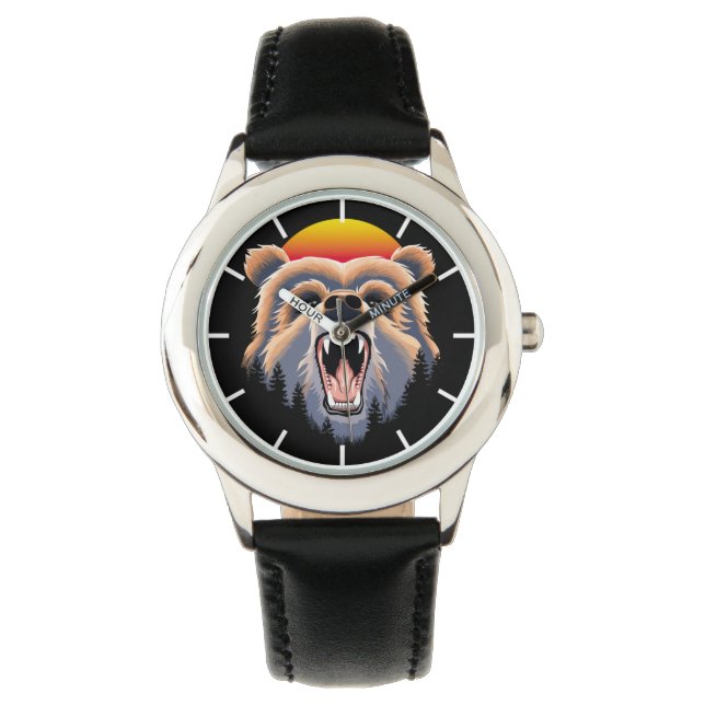 Montre Face d'ours grizzli (devant)