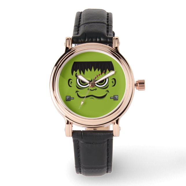 Montre Face Frankenstein Halloween (Recto)