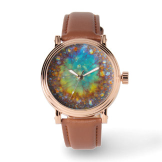 Montre Face Opal Stone Burst