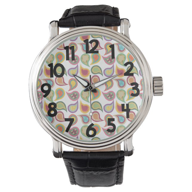Montre Faded Atomic Paisleys (devant)
