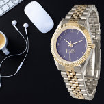 Montre Faire Personnaliser Le Bracelet Initial Monogrammé<br><div class="desc">Porte-bracelet en or et en métal argenté personnalisées, personnalisées et unisexes. Entrez simplement vos initiales / monogramme. Allez-y créez une magnifique montre personnalisée pour les hommes et les femmes spéciaux de votre vie - maman, papa, mariée, mariée, femme, mari, soeur, frère, grand-mère, grand-père, petite-amie, petit ami. Fait un grand cadeau...</div>