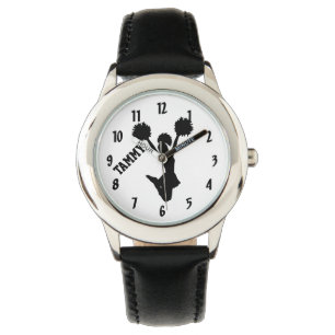 Montre faite sur commande de silhouette du pom-pom
