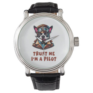 Montre Faites-moi confiance, je suis pilote