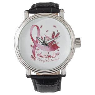 Montre Faith Hope Love Meningitis Sensibilisation Dragonf