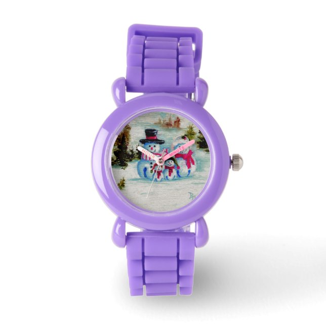Montre Famille Snowman (Recto)