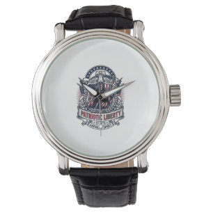 Montre Faucheuse de la Liberté Patriotique Squelette de P