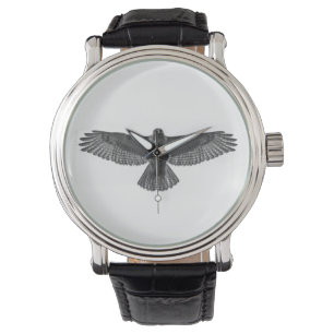 Montre faucon Rouge-coupé la queue