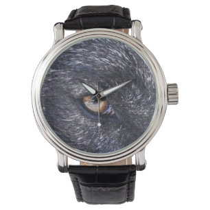 Montre Faune de l'oeil du loup noir