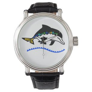 Montre Faune - Graphic DOLPHIN - Amoureux des animaux -