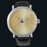 Montre Faux Gold tendance Glamour élégant Modèle<br><div class="desc">Faux Gold tendance Glamour Elegant Modèle EWatch Watch.</div>