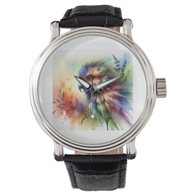 Montre Feathered Animal 180724AREF120 - Watercolor (devant)