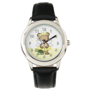 Montre Fée jaune d'ours de nounours