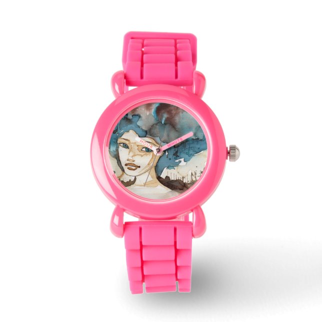 Montre Femme bleue (Recto)