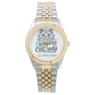Montre Femme de chat sans enfant pour Kamala Harris