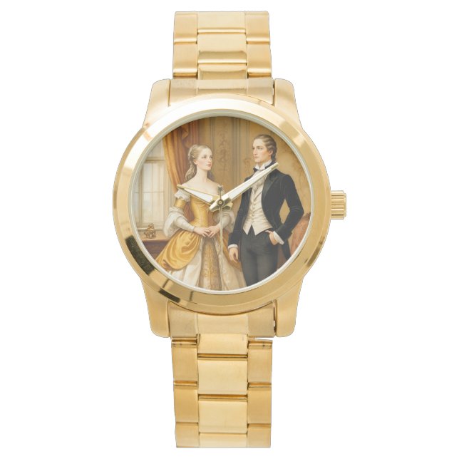 Montre femme de luxe, Royal Couple, Style européen (devant)