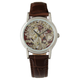 Montre Femme vintage de Nouveau avec une marguerite