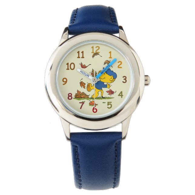 Montre Ferald Parmi Les Feuilles Automnes Regarder (devant)