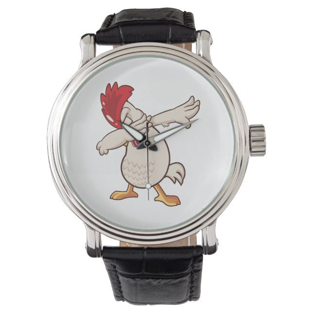 Montre Fermier de Dabbing de poulet danse de Dab (devant)