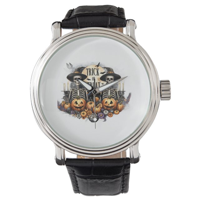 Montre festive de squelette (devant)