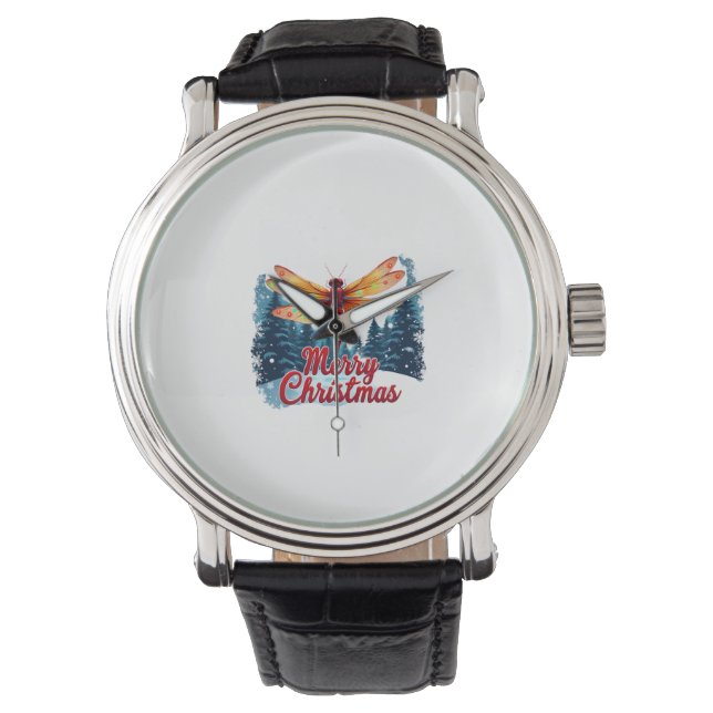Montre Festive Lights de libellules (devant)