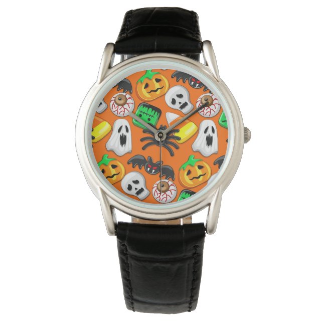 Montre Fête des Candies Éffrayantes d'Halloween (devant)